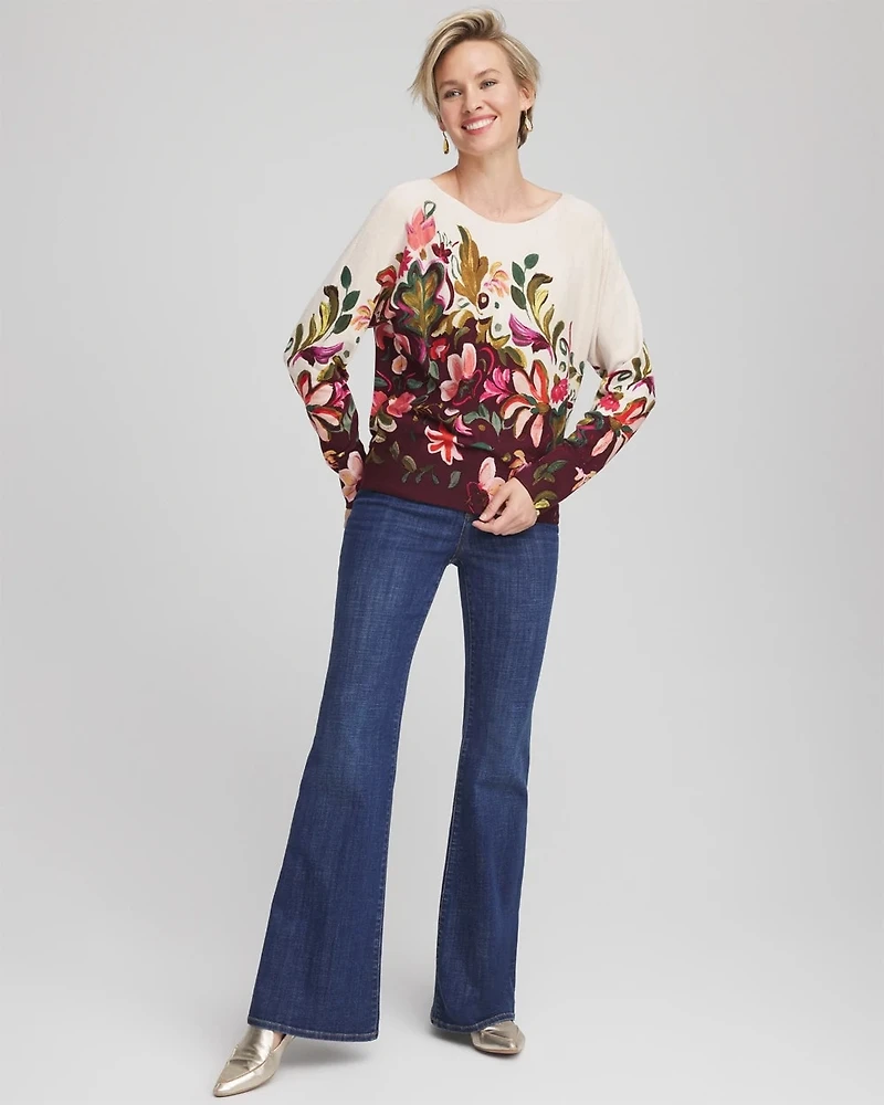 Ella Dolman Chianti Pullover Sweater