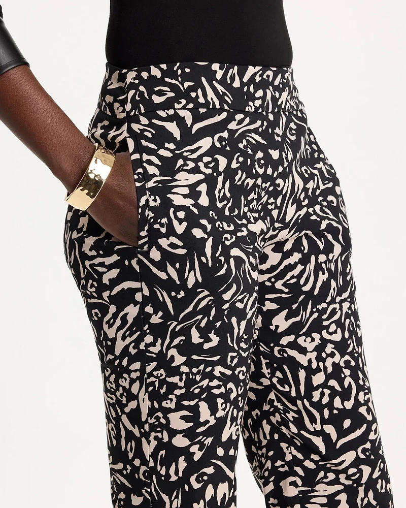 Floral Brigitte™ Straight Crop Pants