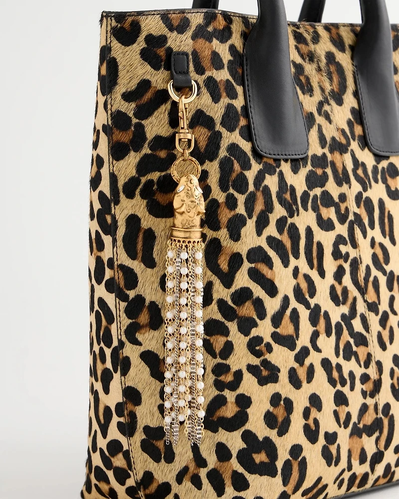 Jaguar Faux Pearl Bag Charm
