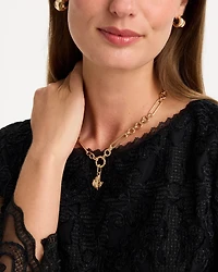 Gold Leaf Charm