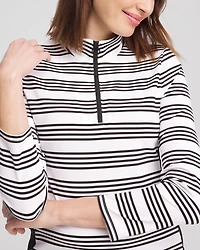 Zenergy® UPF Stripe Long Sleeve Top