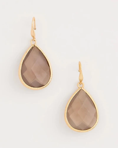 Neutral Teardrop Earrings