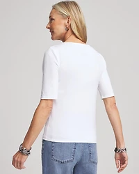 Contour Cotton™ Square Neck Tee