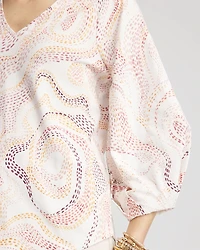 Swirls Tuck Sleeve Tee