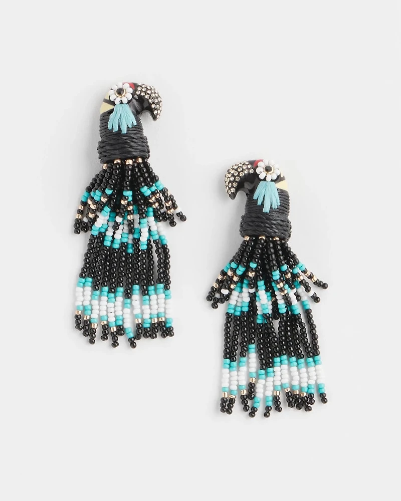 Parrot Motif Earrings