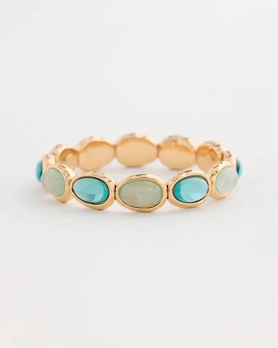 Quartz Stone Large Stretch Bracelet