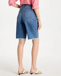 Boyfriend Frayed Jean Shorts