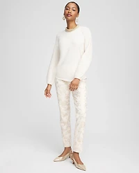 Raglan Sleeve Pullover Sweater