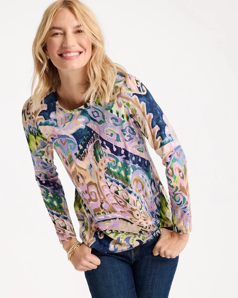 Paisley Touch of Cool™ Layering Tee
