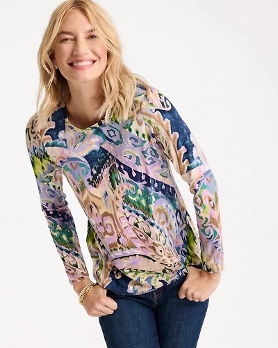 Paisley Touch of Cool™ Layering Tee