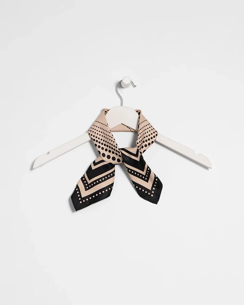 Polka Dot Square Scarf