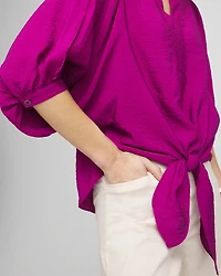 Tie-Front Blouse