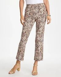 Brigitte™ Animal Print Crop Flare Pants