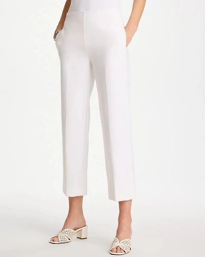 Juliet Lightweight Straight Crop Pants