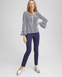 Brigitte™ Pull-On Slim Rivet Ankle Pants