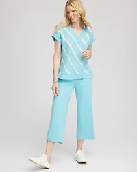 Zenergy® Tie-Dye Gauze Top