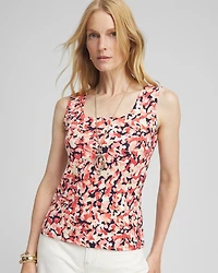 Contour Cotton™ Abstract Square Neck Tank