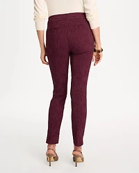 Brigitte™ Slim Ankle Jacquard Pants