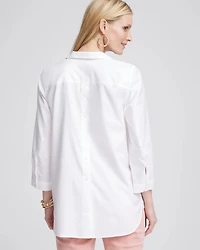No Iron™ Floral Buttonback Tunic