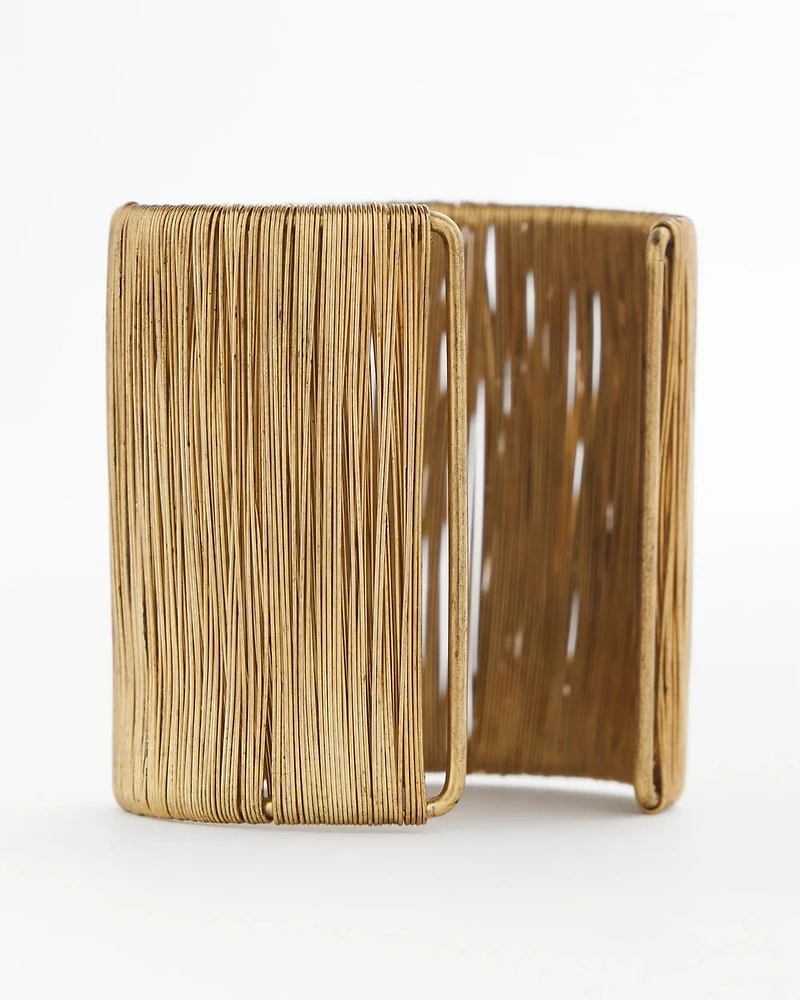 Textured Gold Cuff