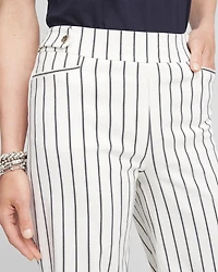 Brigitte Double Stripe Wide Leg Cropped Pants