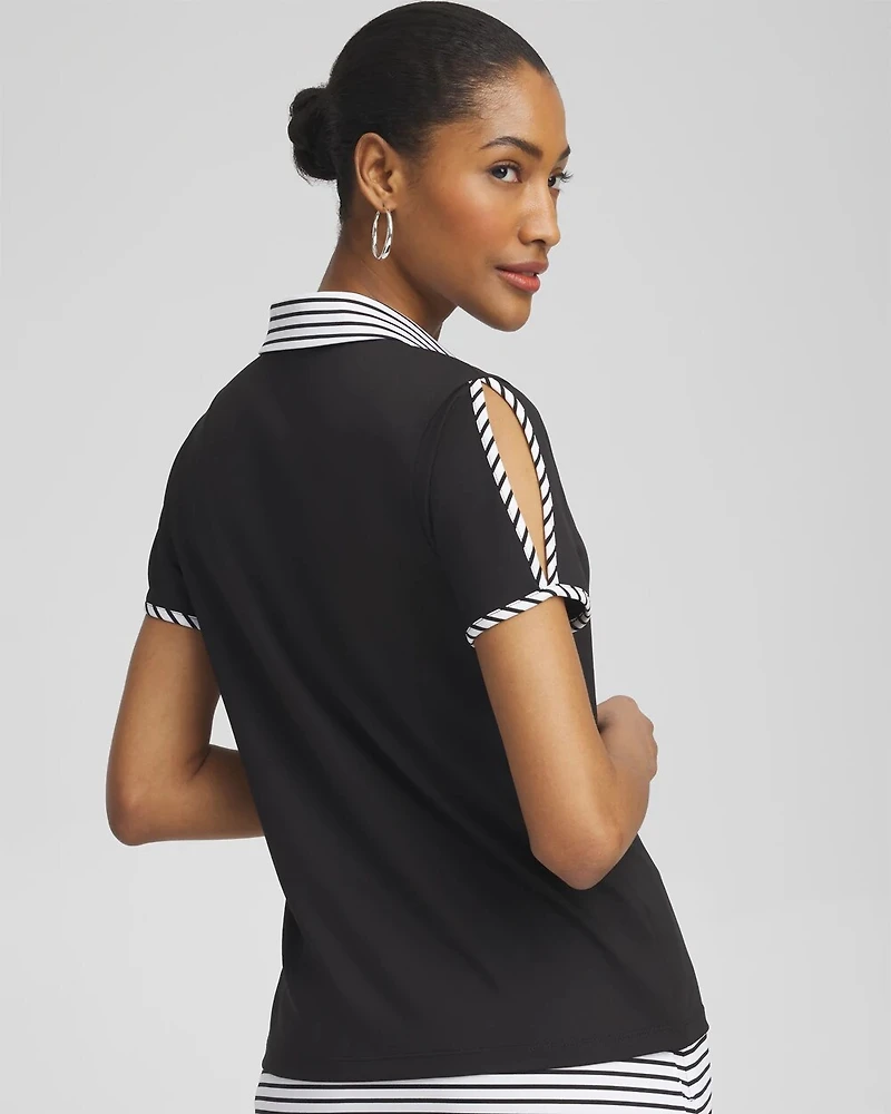 Zenergy® UPF Knit Cutout Tee