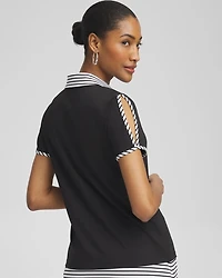 Zenergy® UPF Knit Cutout Tee