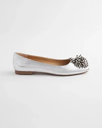Omega Beaded Ballet Flats