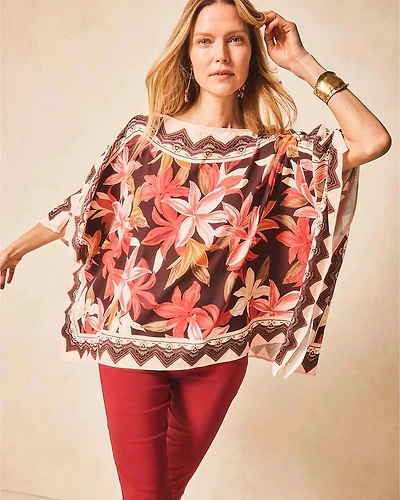 Wildflower Boatneck Poncho
