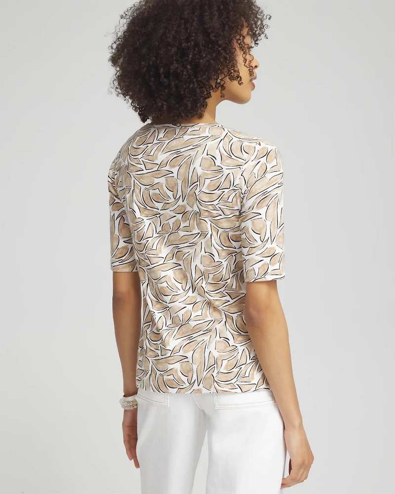 Modern Jewel Neck Tee
