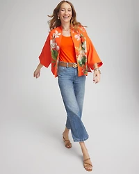 Tropical Floral Kimono