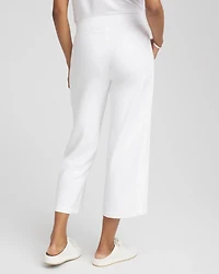 Zenergy® French Terry Gauze-Inset Cropped Pants