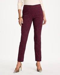 Brigitte™ Slim Ankle Jacquard Pants