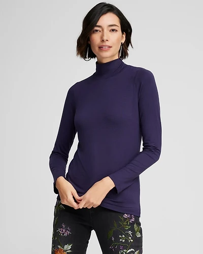 Touch of Cool™ Mockneck Layering Tee