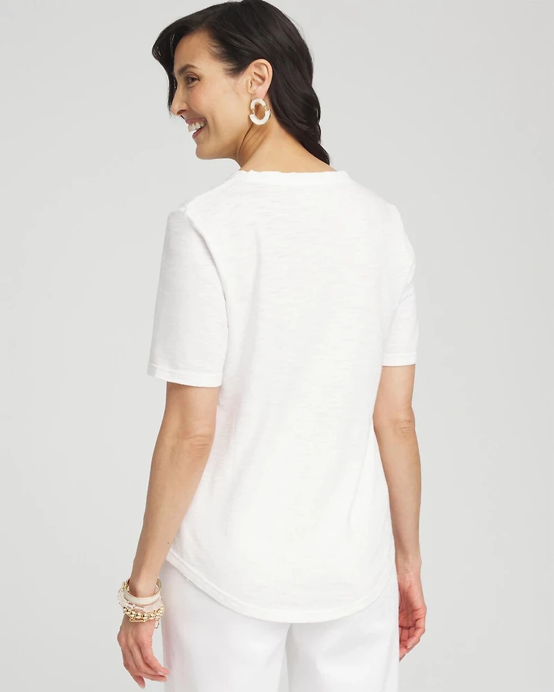 Notch Neck Tee