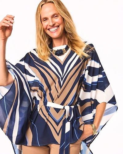 Voyage Belted Poncho