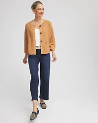 Tweed Cropped Sweater