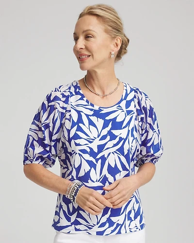Dolman Short Sleeve Knit Top