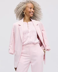 Boyfriend Crepe Blazer