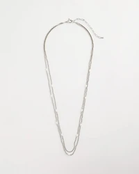 Pearlescent Bead Ball Long Necklace