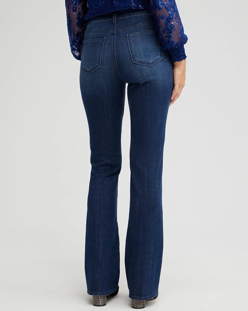 Girlfriend Embroidered Flares