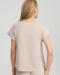 Zenergy® Embellished Short-Sleeve Top