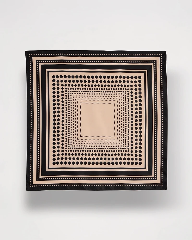 Polka Dot Square Scarf