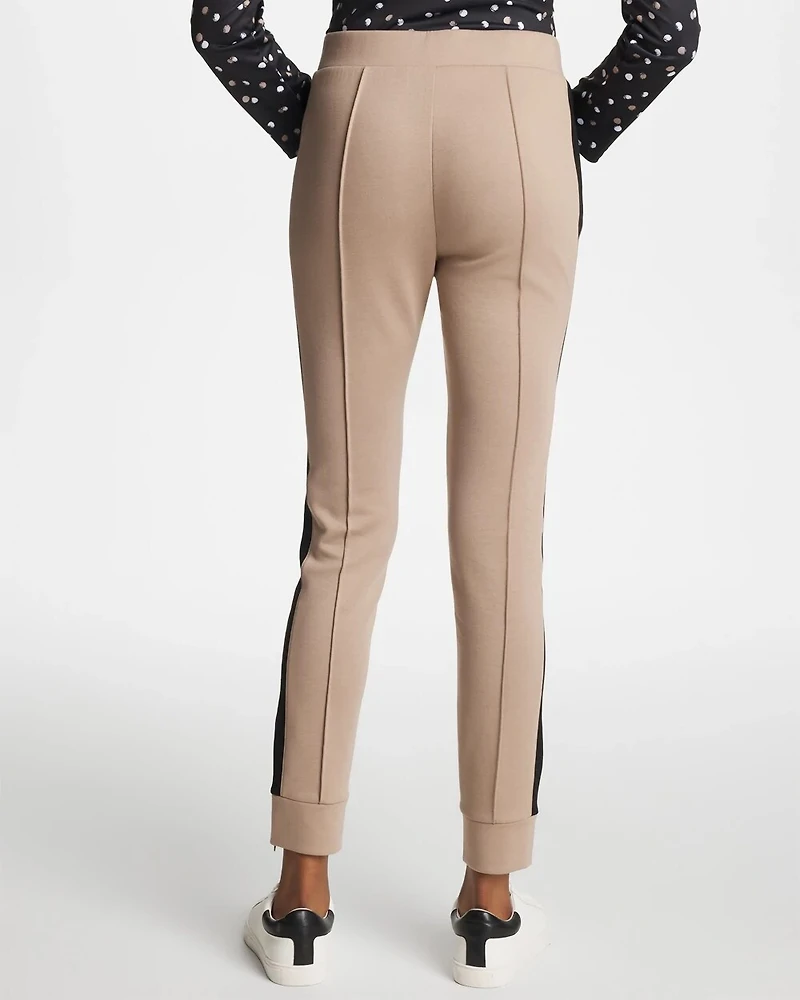 Zenergy® Double-Knit Contrast Ankle Pants
