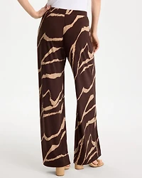 Travelers™ Zebra Knit Wide-Leg Pants