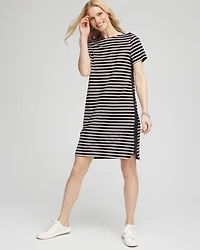 Zenergy® UPF Lace-Up Stripe Dress