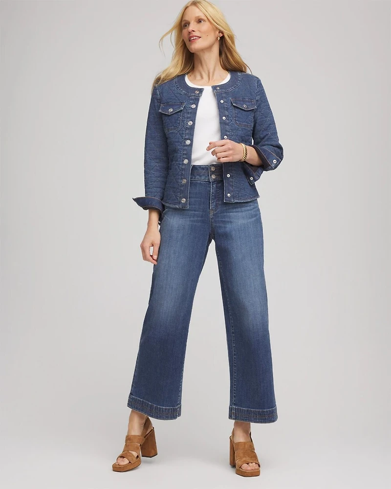 Quilted Denim Jacket