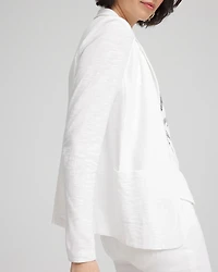 Slub Knit Blazer