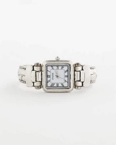 Chico's Originals Vintage Silver Cuff Watch