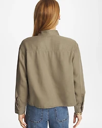 Classic Collared Denim Shirt